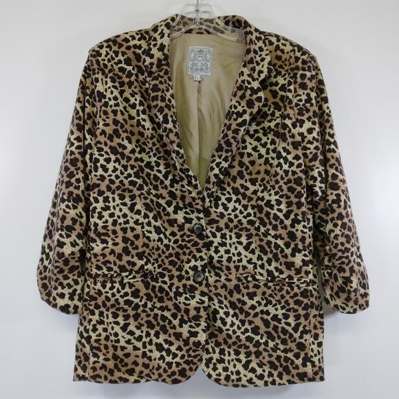 Maxim Studio leopard blazer Large - Picture 2 of 15